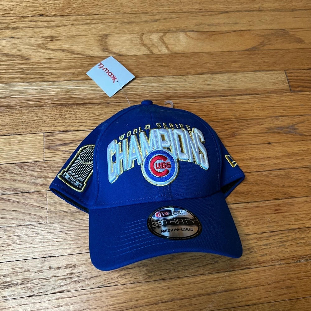 Chicago Cubs World champions hat blue new with tags one size